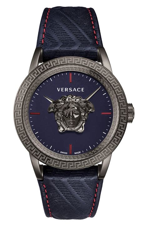 versace watch date change.